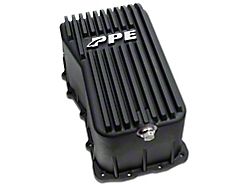 PPE Heavy-Duty Cast Aluminum Engine Oil Pan; Black (07-11 3.8L Jeep Wrangler JK)