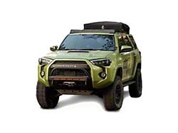 Prinsu Full Roof Rack with Standard Wind Deflector; White (10-24 4Runner)