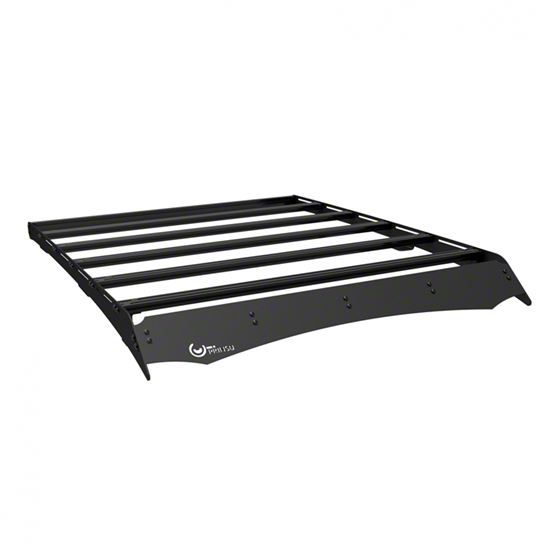 Prinsu Frontier Roof Rack With Standard Wind Deflector; Black 400-000 