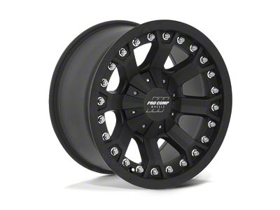 Pro Comp Wheels Grid Flat Black 6-Lug Wheel; 17x9; -6mm Offset (03-09 4Runner)