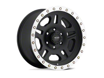 Pro Comp Wheels La Paz Satin Black Machined 6-Lug Wheel; 17x8.5; 0mm Offset (03-09 4Runner)