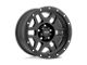 Pro Comp Wheels Phaser Satin Black 6-Lug Wheel; 17x9; -6mm Offset (03-09 4Runner)