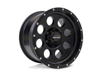 Pro Comp Wheels Proxy Satin Black 6-Lug Wheel; 17x9; -6mm Offset (03-09 4Runner)