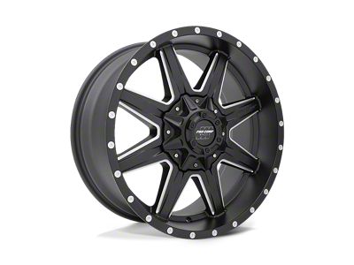 Pro Comp Wheels Quick 8 Satin Black Milled 6-Lug Wheel; 20x9; 0mm Offset (03-09 4Runner)