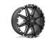 Pro Comp Wheels Quick 8 Satin Black Milled 6-Lug Wheel; 20x9; 0mm Offset (03-09 4Runner)