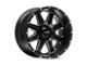 Pro Comp Wheels Recon Satin Black Milled 6-Lug Wheel; 17x9; -6mm Offset (10-24 4Runner)