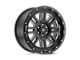 Pro Comp Wheels Cognos Satin Black Milled Wheel; 17x9; -6mm Offset (20-24 Jeep Gladiator JT)