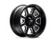 Pro Comp Wheels Gunner Satin Black Milled Wheel; 17x9; -6mm Offset (20-24 Jeep Gladiator JT)