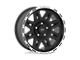 Pro Comp Wheels Torq Flat Black Machined Wheel; 17x9; -6mm Offset (20-24 Jeep Gladiator JT)