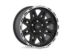 Pro Comp Wheels Torq Flat Black Machined Wheel; 17x9; -6mm Offset (07-18 Jeep Wrangler JK)