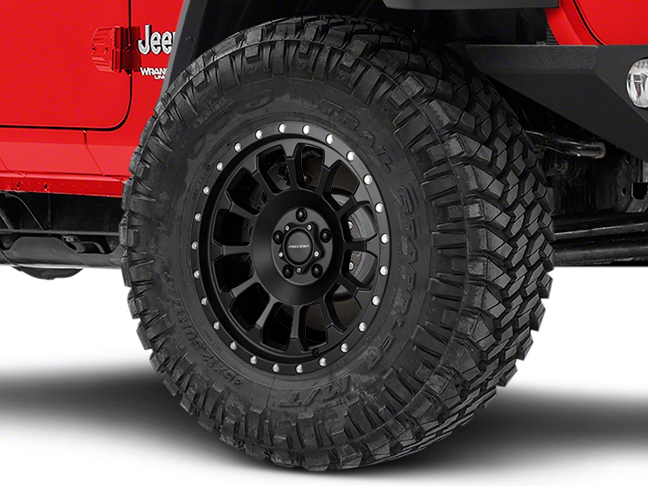 Pro Comp Wheels Jeep Wrangler Rockwell Satin Black Wheel; 18x9; 0mm Offset  5034-8973 (18-24 Jeep Wrangler JL) - Free Shipping