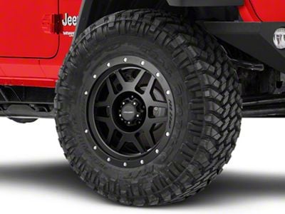 Pro Comp Wheels Phaser Satin Black Wheel; 18x9; 0mm Offset (18-24 Jeep Wrangler JL)