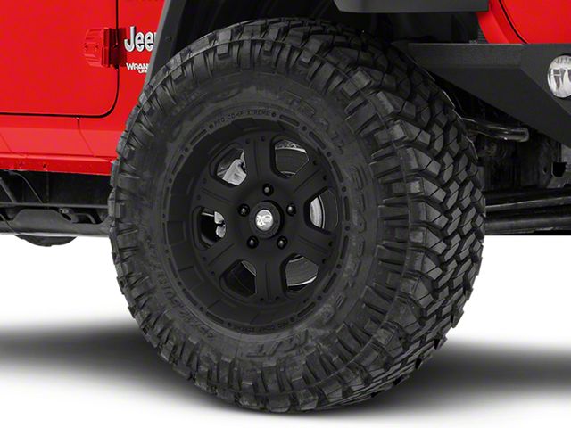 Pro Comp Wheels 89 Series Kore Matte Black Wheel; 17x9 (18-24 Jeep Wrangler JL)