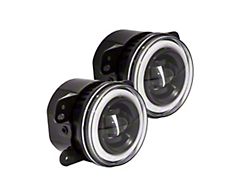 Pro Comp LED Fog Lights; Clear (07-18 Jeep Wrangler JK)