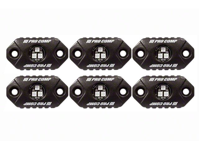 Pro Comp LED Rock Light Kit; RGB (Universal; Some Adaptation May Be Required)