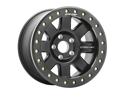 Pro Comp Wheels Trilogy Race Satin Black Wheel; 17x9; -6mm Offset (87-95 Jeep Wrangler YJ)