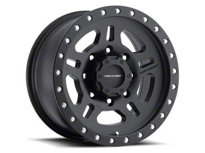 Pro Comp Wheels La Paz Satin Black Wheel; 16x8; 0mm Offset (97-06 Jeep Wrangler TJ)