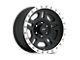 Pro Comp Wheels La Paz Satin Black Machined 6-Lug Wheel; 17x8.5; 0mm Offset (2024 Tacoma)