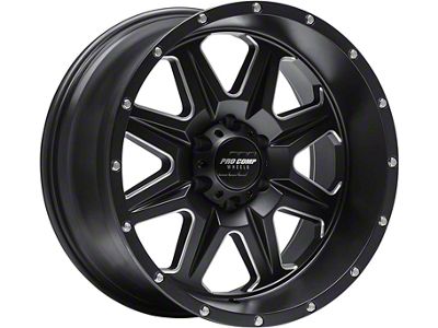 Pro Comp Wheels 63 Series Recon Satin Black Milled 6-Lug Wheel; 20x10; -18mm Offset (03-09 4Runner)