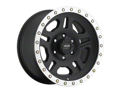 Pro Comp Wheels La Paz Satin Black Machined 6-Lug Wheel; 17x8.5; 0mm Offset (03-09 4Runner)