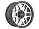 Pro Comp Wheels Phaser Black Machined 6-Lug Wheel; 17x9; -6mm Offset (03-09 4Runner)