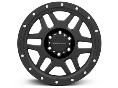 Pro Comp Wheels Phaser Satin Black 6-Lug Wheel; 17x9; -6mm Offset (03-09 4Runner)