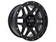 Pro Comp Wheels Phaser Satin Black 6-Lug Wheel; 20x9; -12mm Offset (03-09 4Runner)