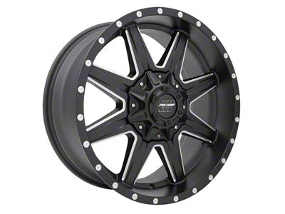 Pro Comp Wheels Quick 8 Satin Black Milled 6-Lug Wheel; 20x9; 0mm Offset (03-09 4Runner)