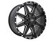 Pro Comp Wheels Quick 8 Satin Black Milled 6-Lug Wheel; 20x9; 0mm Offset (03-09 4Runner)