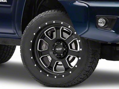 Pro Comp Wheels Sledge Satin Black Milled 6-Lug Wheel; 20x9; 0mm Offset (03-09 4Runner)