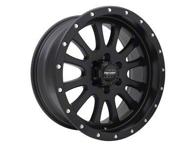 Pro Comp Wheels Syndrome Satin Black 6-Lug Wheel; 17x9; -6mm Offset (03-09 4Runner)