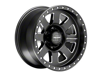 Pro Comp Wheels Trilogy Pro Satin Black 6-Lug Wheel; 17x9; -6mm Offset (03-09 4Runner)