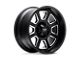 Pro Comp Wheels Gunner Satin Black Milled 6-Lug Wheel; 20x10; -18mm Offset (04-15 Titan)