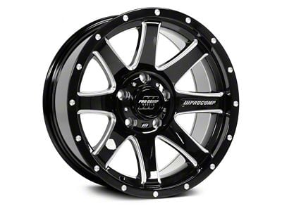 Pro Comp Wheels Patriot Gloss Black Milled 6-Lug Wheel; 20x9; 0mm Offset (04-15 Titan)