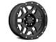 Pro Comp Wheels Phaser Satin Black 6-Lug Wheel; 18x9; 0mm Offset (04-15 Titan)