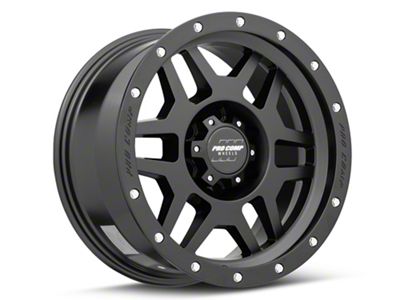 Pro Comp Wheels Phaser Satin Black 6-Lug Wheel; 18x9; 12mm Offset (04-15 Titan)