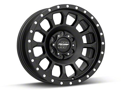 Pro Comp Wheels Rockwell Satin Black 6-Lug Wheel; 18x9; 0mm Offset (04-15 Titan)