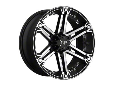 Pro Comp Wheels T01 Flat Black with Machined Face 6-Lug Wheel; 18x9; 10mm Offset (04-15 Titan)