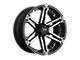 Pro Comp Wheels T01 Flat Black with Machined Face 6-Lug Wheel; 18x9; 10mm Offset (04-15 Titan)