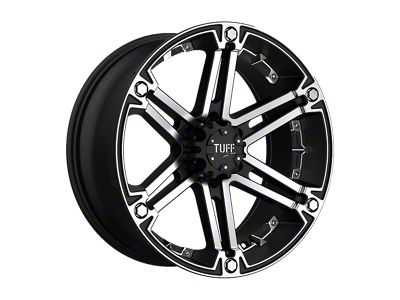 Pro Comp Wheels T01 Flat Black with Machined Face 6-Lug Wheel; 18x9; 25mm Offset (04-15 Titan)