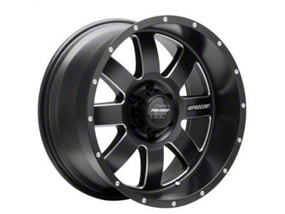 Pro Comp Wheels Trilogy Satin Black 6-Lug Wheel; 20x10; -18mm Offset (04-15 Titan)