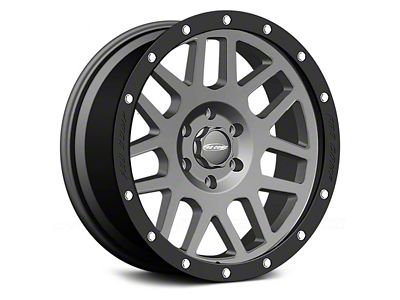 Pro Comp Wheels Vertigo Dark Gray with Black Lip 6-Lug Wheel; 20x9; -12mm Offset (04-15 Titan)