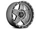 Pro Comp Wheels Predator Dark Gray with Black Lip 6-Lug Wheel; 17x8.5; 0mm Offset (05-15 Tacoma)