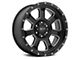 Pro Comp Wheels Sledge Satin Black Milled 6-Lug Wheel; 17x9; -6mm Offset (05-15 Tacoma)