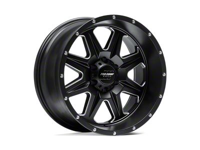 Pro Comp Wheels Recon Satin Black Milled 6-Lug Wheel; 20x10; -18mm Offset (10-24 4Runner)