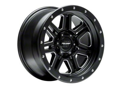 Pro Comp Wheels 62 Series Apex Satin Black Milled 6-Lug Wheel; 20x10; -18mm Offset (2024 Tacoma)