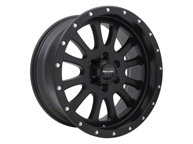 Pro Comp Wheels Syndrome Satin Black 6-Lug Wheel; 20x9; 0mm Offset (2024 Tacoma)