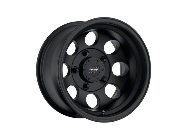 Pro Comp Wheels Vintage Flat Black 6-Lug Wheel; 17x9; -6mm Offset (2024 Tacoma)