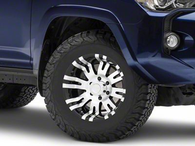 Pro Comp Wheels 01 Series Gloss Black Machined 6-Lug Wheel; 17x8; 0mm Offset (10-24 4Runner)