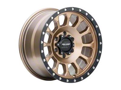 Pro Comp Wheels Rockwell Matte Bronze with Black Lip 6-Lug Wheel; 17x8; 0mm Offset (03-09 4Runner)